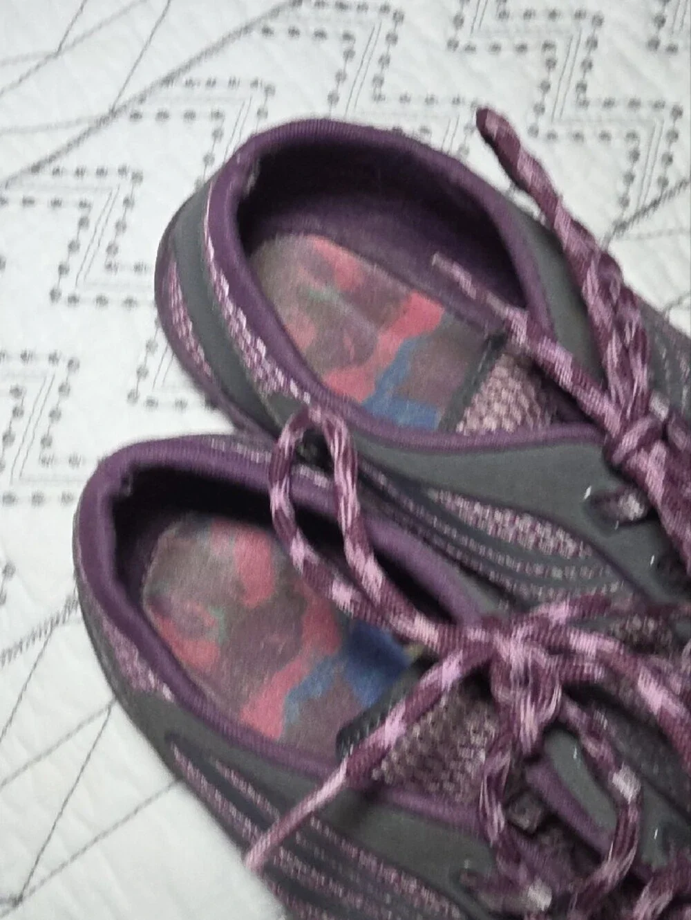 Merrell Women's Plum Purple Lace-Up Minimalist Vibram